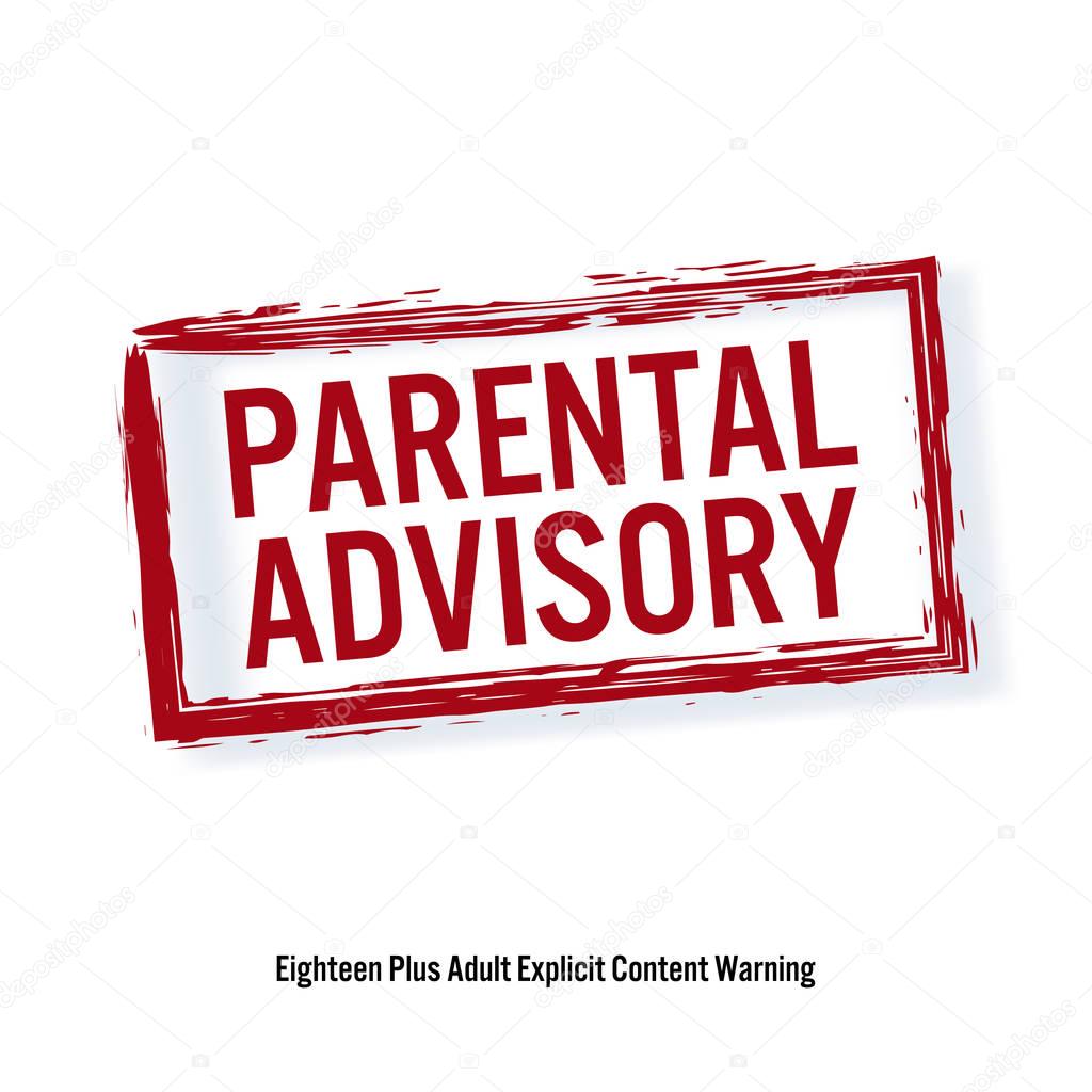 Parental advisory red | Parental Advisory. Red Stop Sign ...