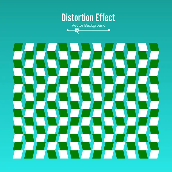 Optische illusie. Vector 3d Art. Dynamische animatie-Effect. Het verkeer wordt uitgevoerd In de vorm. Geometrische magische achtergrond. — Stockvector