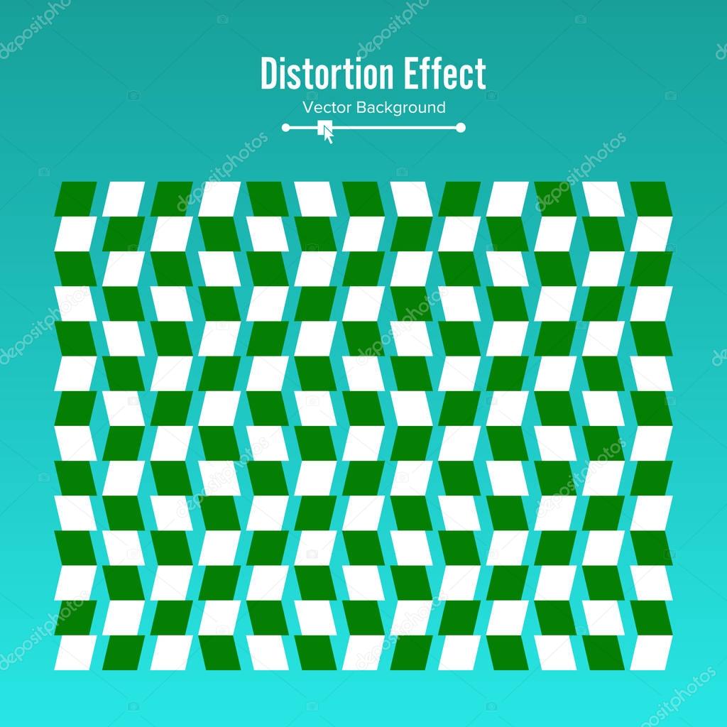 Optical Illusion. Vector 3d Art. Motion Dynamic Effect. Movement Executed In The Form. Geometric Magic Background.