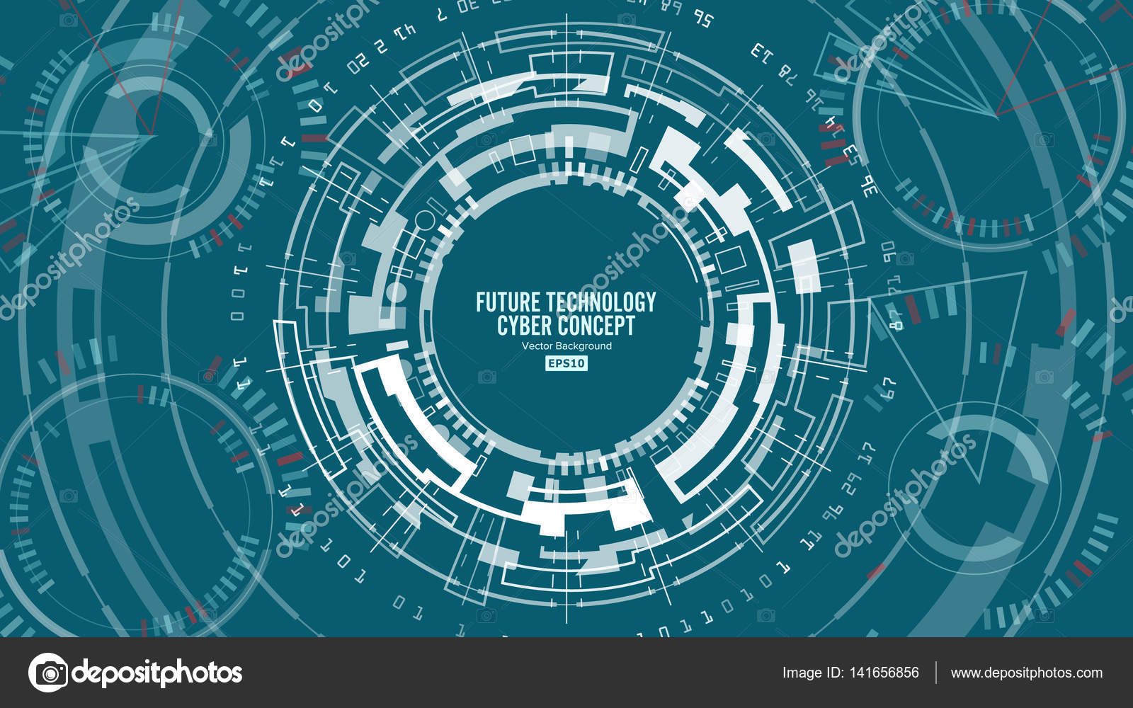 Abstract Futuristic Technological Background Vector Security Cyberspace Electronic Data Connect Global System Communication Vector Image By C Pikepicture Vector Stock