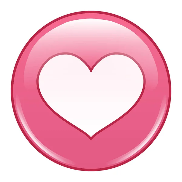 Emoji Emoticon Icon Vector. Emoji enamorado. Emoción de felicidad . — Vector de stock