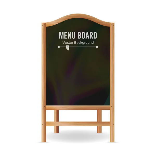 Menü Tafel-Vektor. leere Tafel leere Illustration — Stockvektor