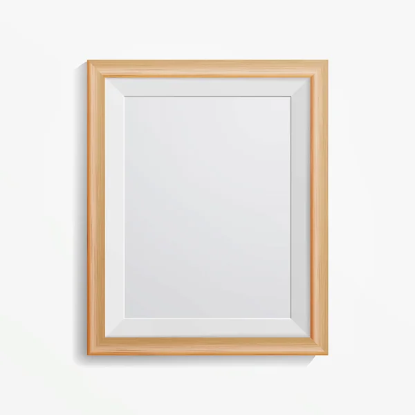 Realistiska Photo Frame Vector. Med mjuk skugga. Bra för dina presentationer. — Stock vektor