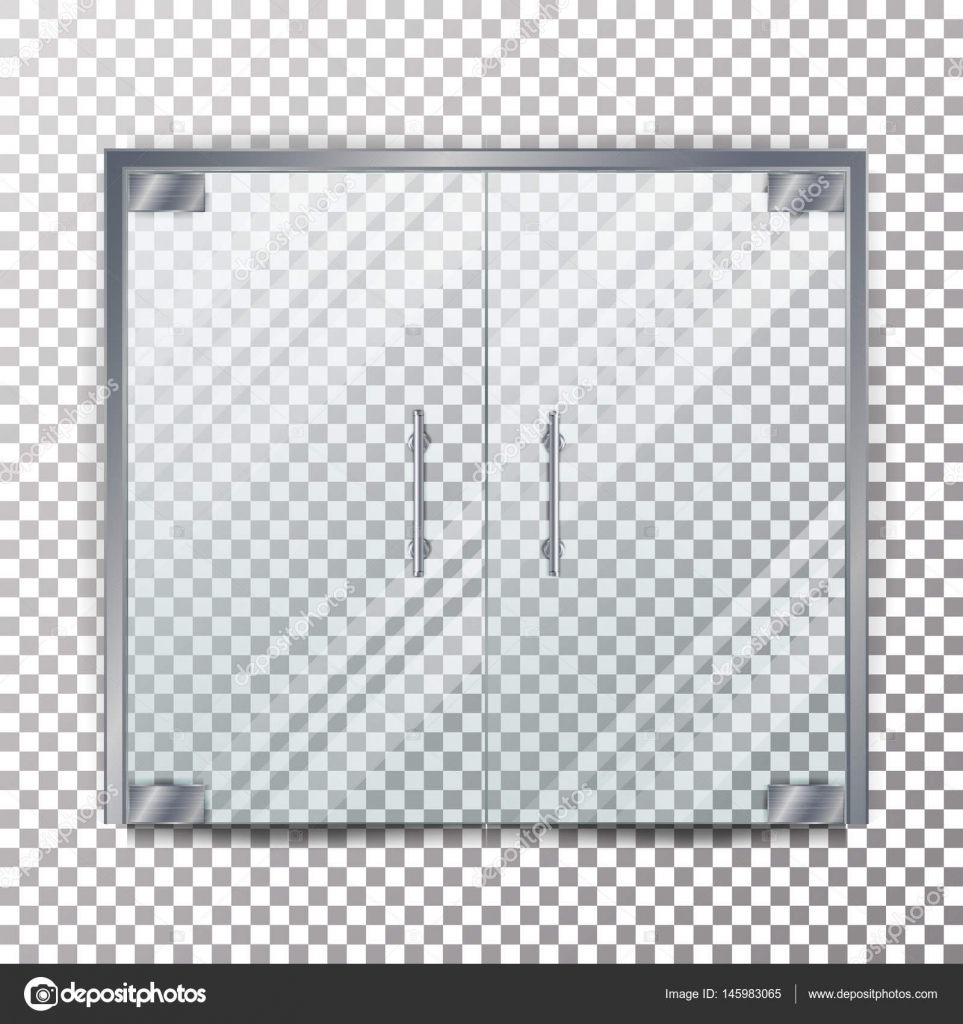 Download Glass Door Transparent Vector Clear Glass Door Isolated On Transparent Checkered Background Mock Up Entrance Door For Shop Or Fashion Boutique Stock Vector Royalty Free Vector Image By C Pikepicture 145983065