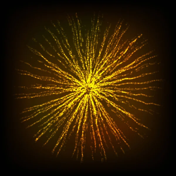 スプラッシュ粒子。接続構造体。抽象球状粒子輝く円。ベクトル図. — ストックベクタ