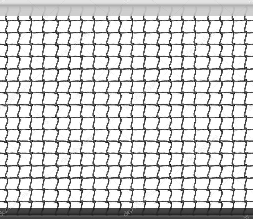 Tennis Net Horizontal Seamless Pattern Background. Vector Illustration