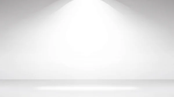 Prázdná bílá foto Studio interiérových pozadí. Realistické prázdné bílé zdi. Vektorové ilustrace. — Stockový vektor