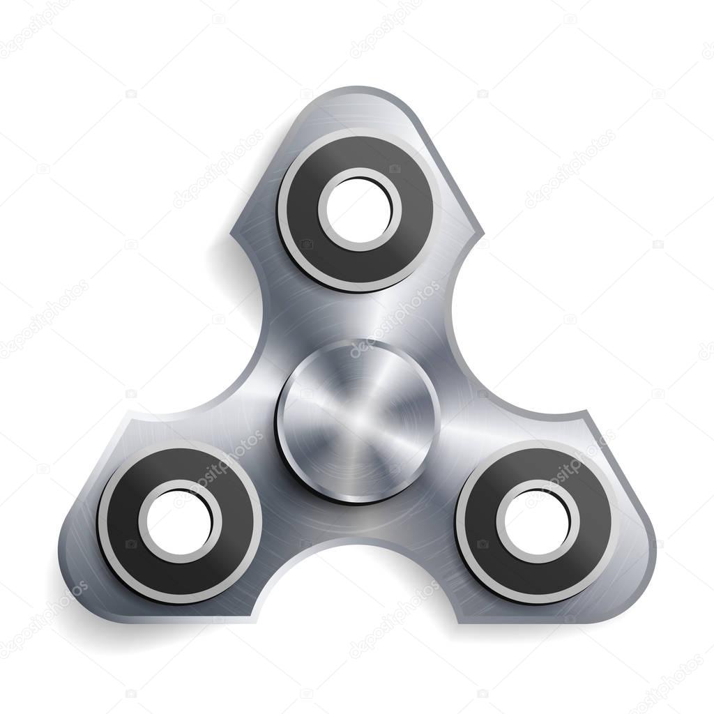 Hand Spinner Toy. Fidget Toy For Increased Focus, Stress Relief. Vector Illustration
