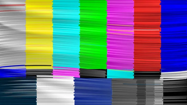 No Signal TV. Descendant Network. No signal. Distorted glitch TV. Vector Illustration — Stock Vector