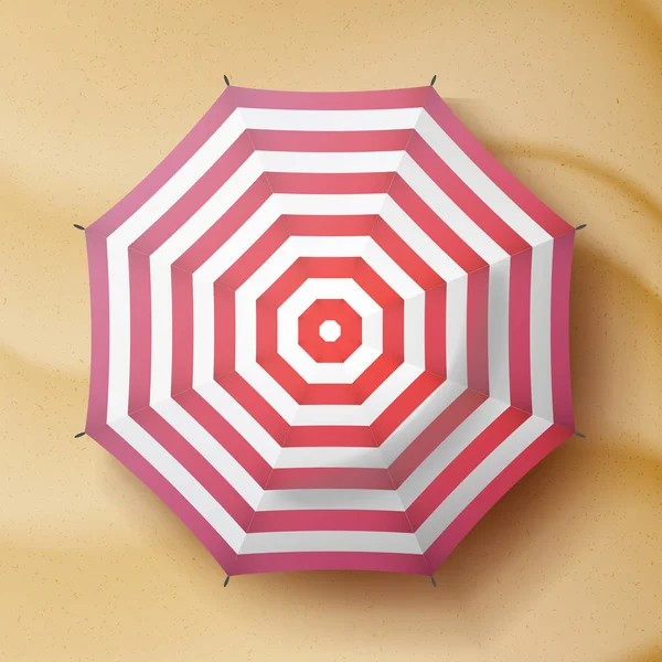 Paraguas clásico de lluvia redonda Vector. Ilustración de viajes . — Vector de stock