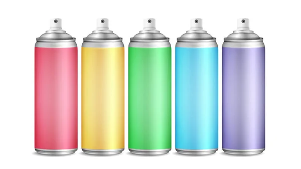 Download Latas de pintura en aerosol color — Fotos de Stock ...