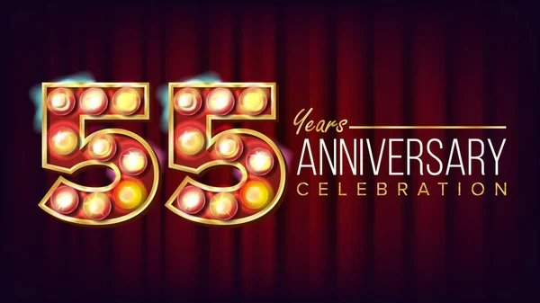55 Ans Anniversaire Images Vectorielles 55 Ans Anniversaire Vecteurs Libres De Droits Depositphotos