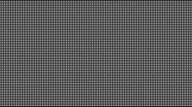 Nokta Rgb arka plan vektör. Televizyon. Grunge yarı ton noktaları. Yakından pigment. Siyah ve beyaz nokta ekran. İllüstrasyon