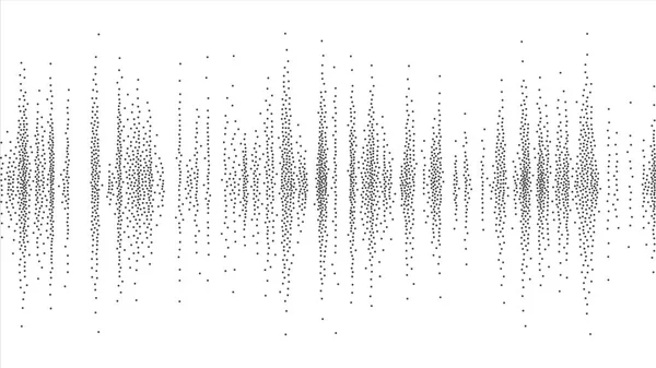 Vector de fondo de acción explosiva. Una llamarada con rayos. Black Dots. Partículas dinámicas. Explosión geométrica monocromática. Ilustración moderna punteada — Archivo Imágenes Vectoriales