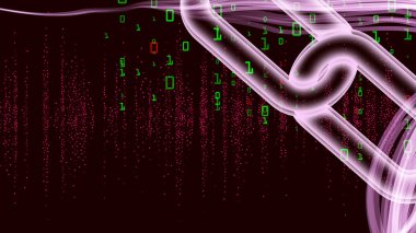 Blockchain Vector. Distributed Ledger Technology. Network Background Illustration clipart svg vector 