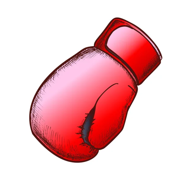 Boxhandschuh schützt Sport tragen Farbvektor — Stockvektor