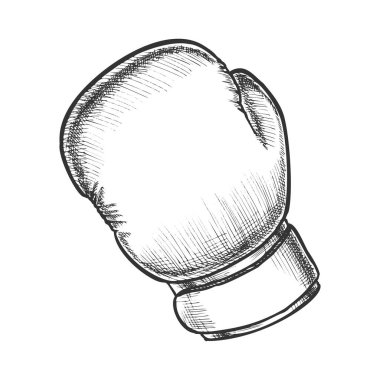 Etkin Spor Tek Renk Vektörü İçin Boks Eldiveni