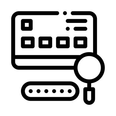 Kredi Kartı Çalışması Simge Vektör Özeti ResmiComment