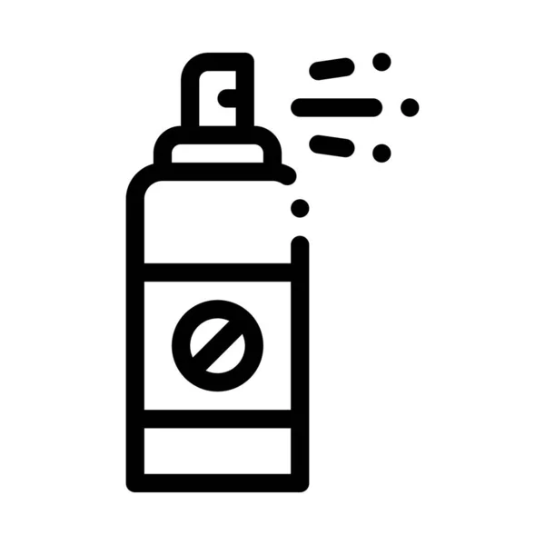 Chemische Aerosol-Symbol-Vektorskizze Illustration — Stockvektor