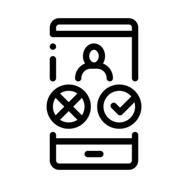 Telefon Çağrısı Simgesi Vektör Özeti Çizimi