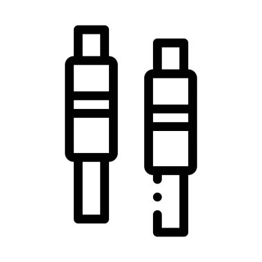 Kefalet Simgesi Vektör Özeti Çizimi