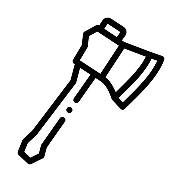 Pequeño Camping Ax Icon Vector Outline Ilustración — Archivo Imágenes Vectoriales