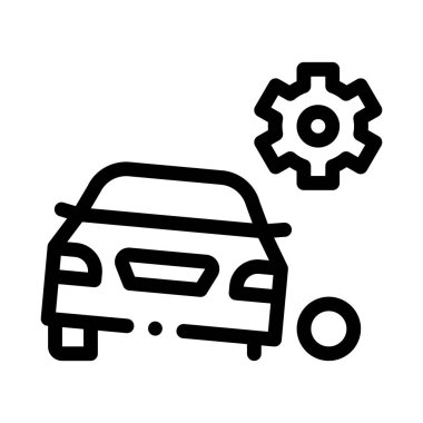 Makine Tekerleği Bıçak Simgesi Vektör Özeti ResimleriComment