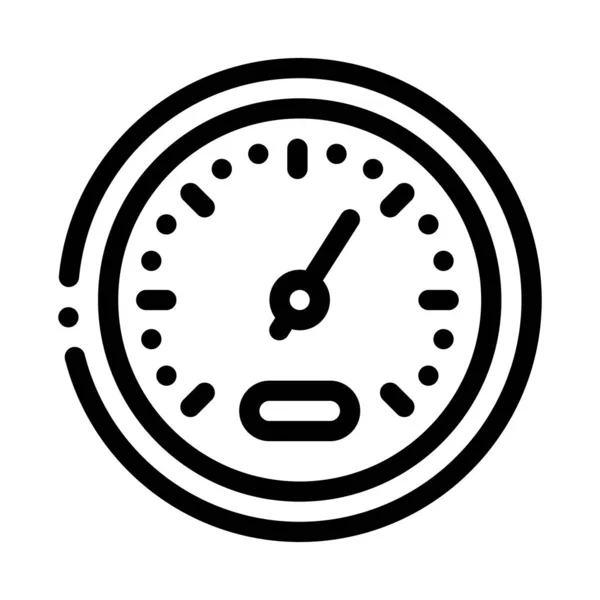 Athlete Speed Indicator Icon Vector Outline Illustration — ストックベクタ