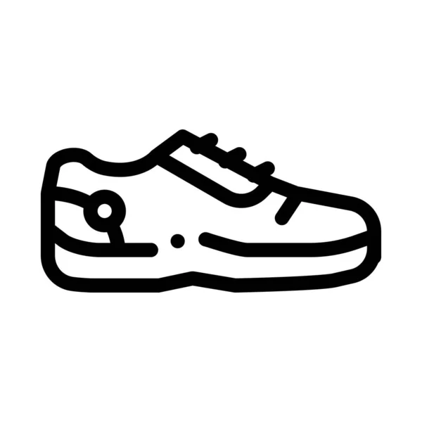 Speciale sportschoenen icoon vector schets illustratie — Stockvector