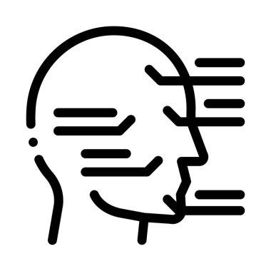 Yüz Enjeksiyonu Siteleri Simge Vektör Ana Hattı ResmiComment