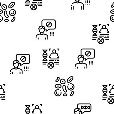 Babalık Testi DNA 'sı Kusursuz Desen Vektörü