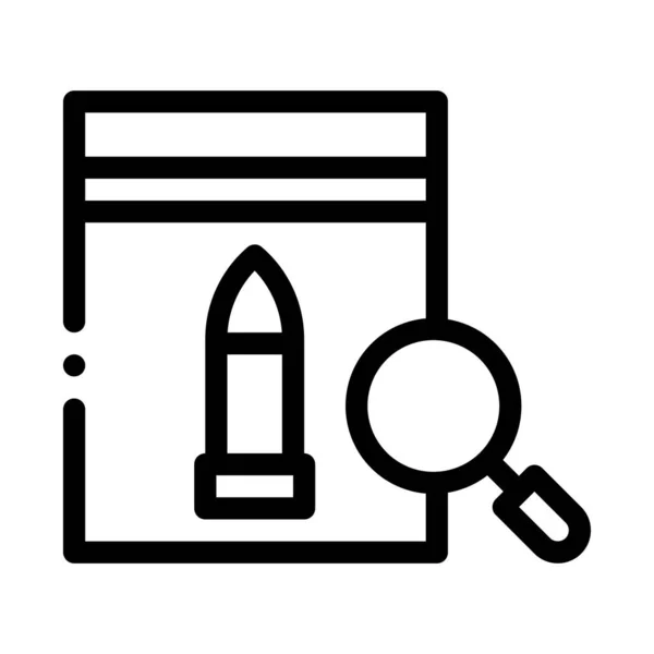 Ikona ikony igelitového sáčku s odrážkami — Stockový vektor