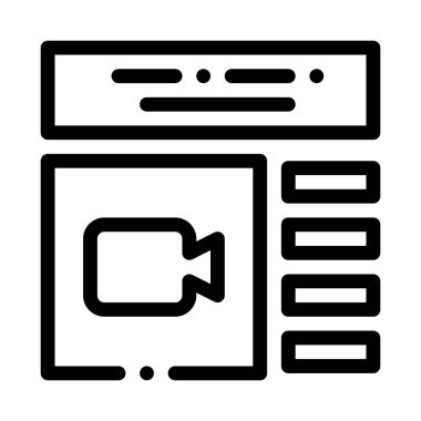 Video Simgesi Çizimi İzlemek için Web Sitesi