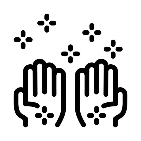 清洁生双手图标示意图 — 图库矢量图片