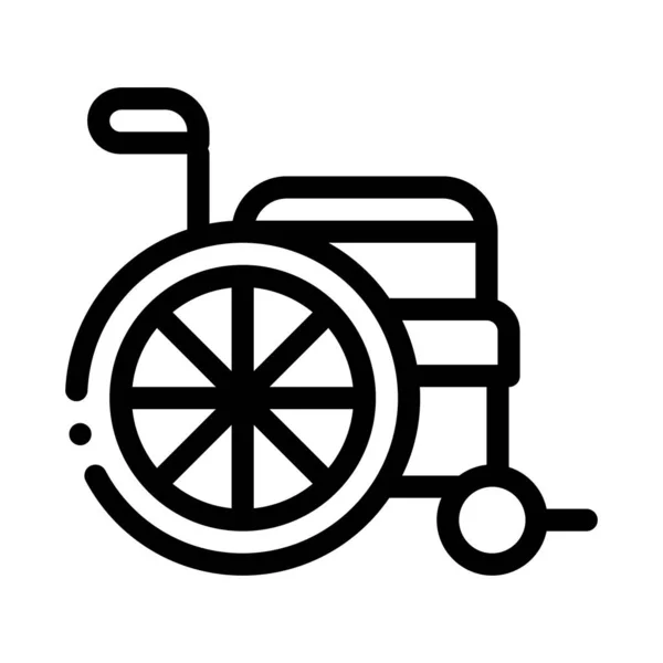 車いす装備アイコン概要イラスト — ストックベクタ