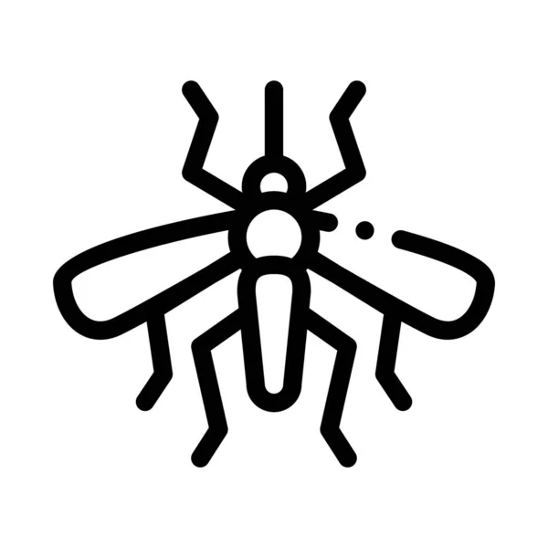 蚊虫アイコンベクターイラスト概要 — ストックベクタ