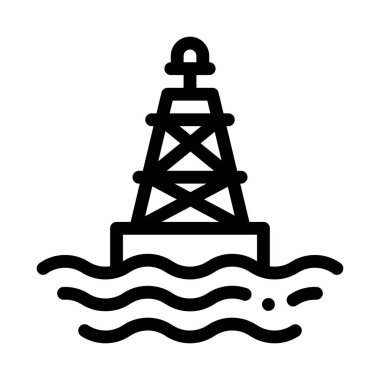 Deniz Işığı Şamandırası Simgesi Vektör Özeti ResimleriName