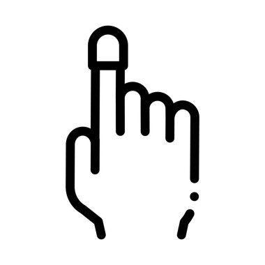 Parmak Yüksük Simgesi Vektör Özeti ResimleriName