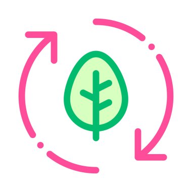 Orman yaprakları ağaç oklar vektör Ince çizgi simgesi