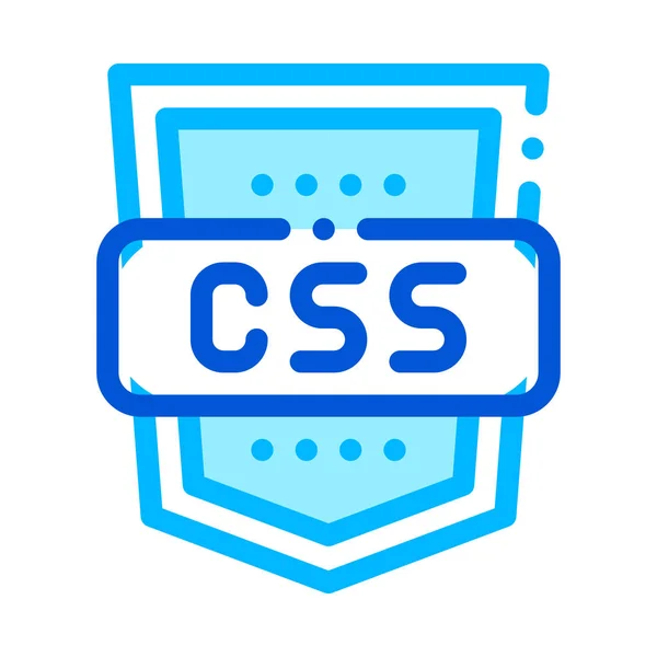 CSS systémový vektor, ikona systémového vektoru — Stockový vektor