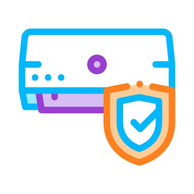 Kırık Saç Kremi Sistemi Vektör İnce Çizgi Simgesi