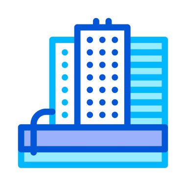 Su Arıtma Endüstriyel Bina Vektör Simgesi