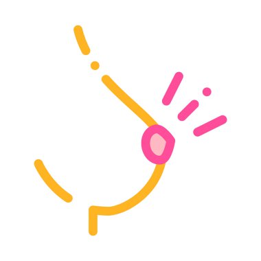 Hassas Meme Semptomu Gebelik Vektör Simgesi