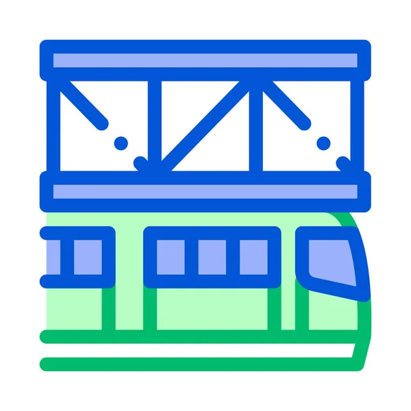 Public Transport Suspention Railway Vector Icon — Stock Illustration Public Transport Suspention Railway Vector Icon Stock Illustration