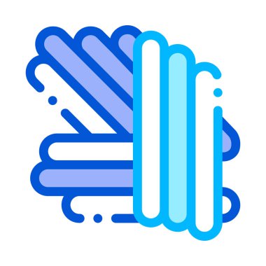 Allegry Organizma Patojen Sticks Vektör İşaret Ikonu