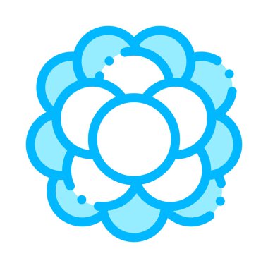 Kimyasal Mikroskop Bakteri vektör işareti simgesi