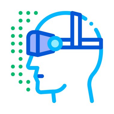 Sanal Yapay Zeka Vektör İşaret Ikonu