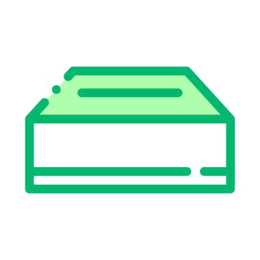 Teslimat Konteyner Ambalaj Elemanı Vektör Simgesi