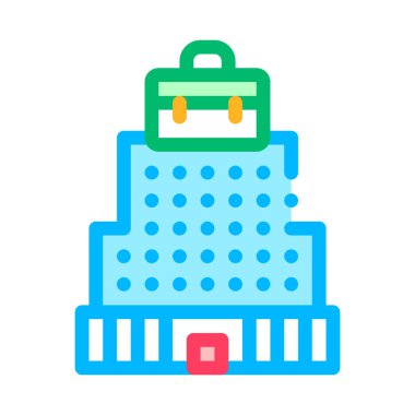 Bina Gökdelen İş Merkezi Vektör Simgesi