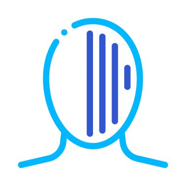 Migren Bulantı Ve Görsel Değişiklikler Kafa Vektörü